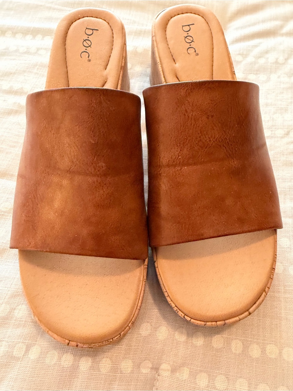 boc Women’s Brown Savia Wedge Dlode Sandals